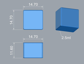 2,5 ml Cube Gummy Forma