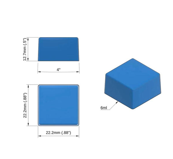 6mL Square Mold - 165 Cavities